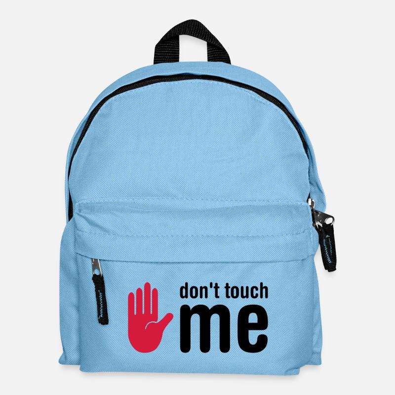 don't touch me - Kids' Backpack - light blue