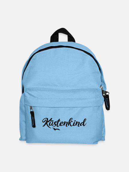 Küstenkind - Kinder Rucksack - Hellblau
