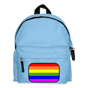 Lgbt - Kinder Rucksack - Hellblau - Vorne