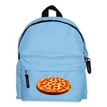 Pizza - Kids' Backpack - light blue - Front