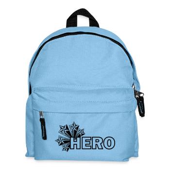 Mein Held Stern - Kinder Rucksack - Hellblau - Vorne
