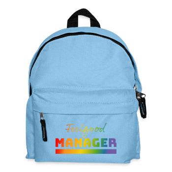 Tshirt Feelgood Manager arc-en-ciel - Sac à dos Enfant - bleu clair - Devant