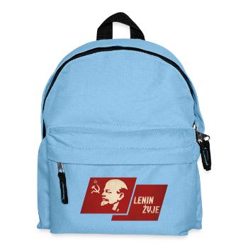 Lenin lebt - Kinder Rucksack - Hellblau - Vorne