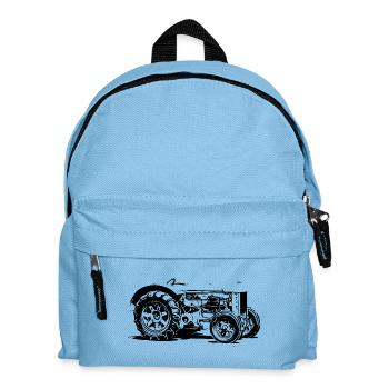 Old Model F Tractor - Kids' Backpack - light blue - Front