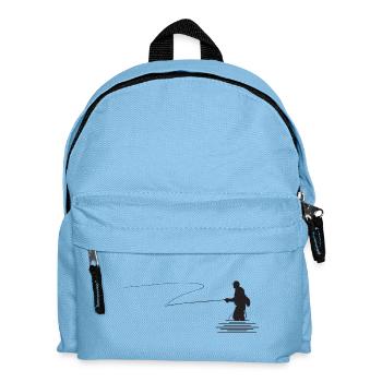 Motif Fly fishing, Fly-fishing - Kids' Backpack - light blue - Front