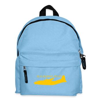 old school pilot An-12 - Kids' Backpack - light blue - Front