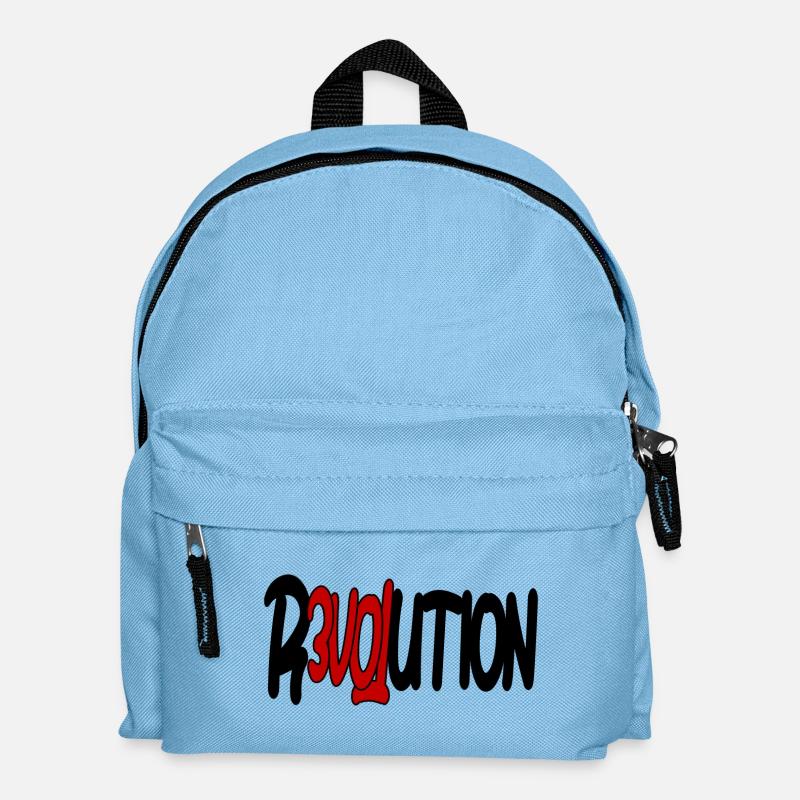 Revolution - Love - Kinder Rucksack - Hellblau