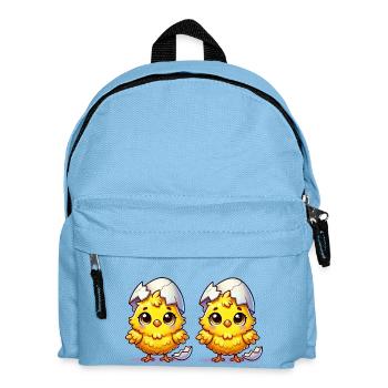 kuecken comic 2 - Kinder Rucksack - Hellblau - Vorne