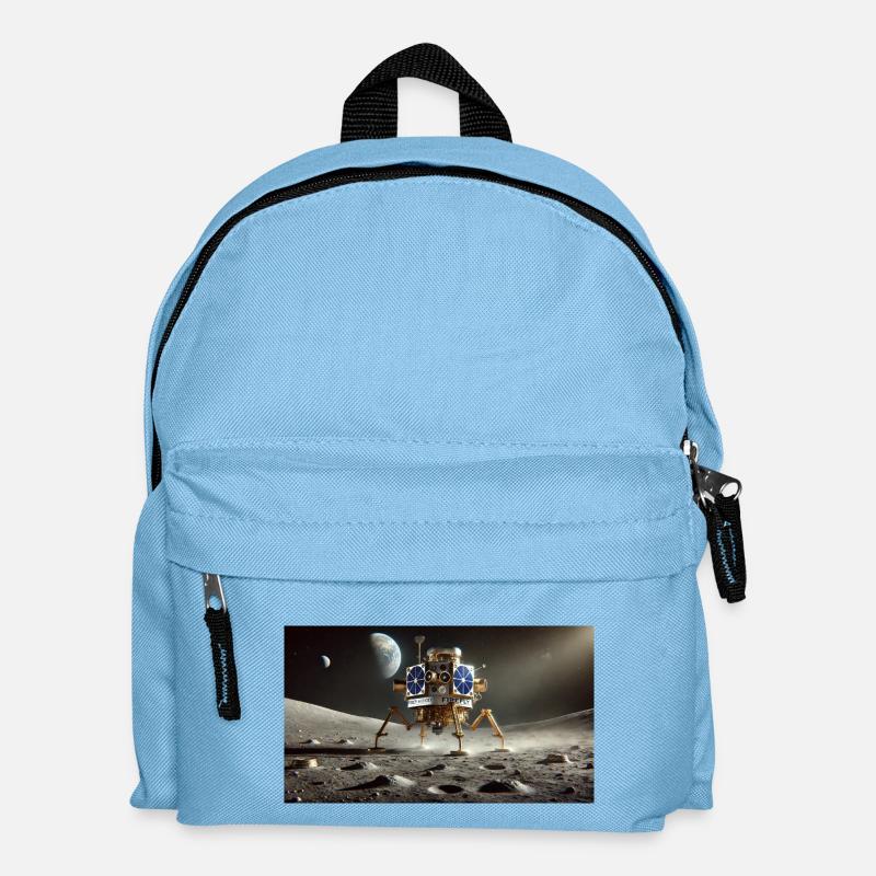 Blue Ghost - Kids' Backpack - light blue