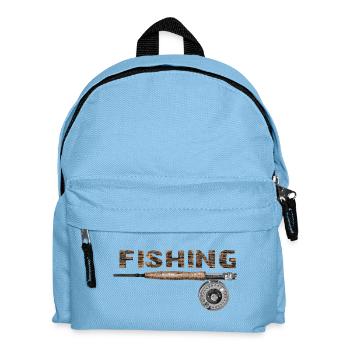 Pêche à la mouche - Sac à dos Enfant - bleu clair - Devant