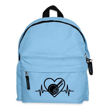 Cooking Pan Kitchen Utensil Heart - Kids' Backpack - light blue - Front