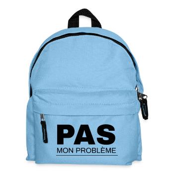 Not my problem - Kids' Backpack - light blue - Front