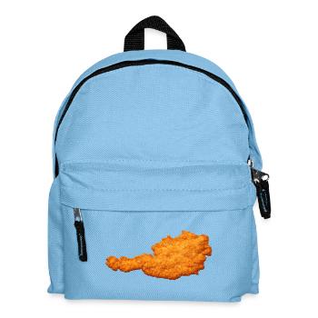 Schnitzel Österreich Kult & Leibspeise - Kinder Rucksack - Hellblau - Vorne