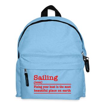 Drôle de dicton, naviguer pour les marins - Sac à dos Enfant - bleu clair - Devant