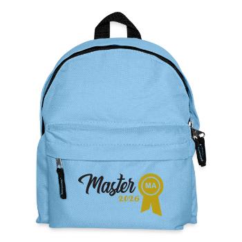 Master 2026 Graduation Graduation - Kids' Backpack - light blue - Front