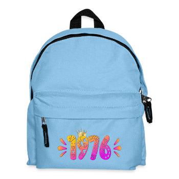 50th Birthday 1976 - Birthday Crown - Kids' Backpack - light blue - Front