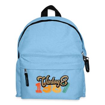 Vintage 1987 - Kinder Rucksack - Hellblau - Vorne