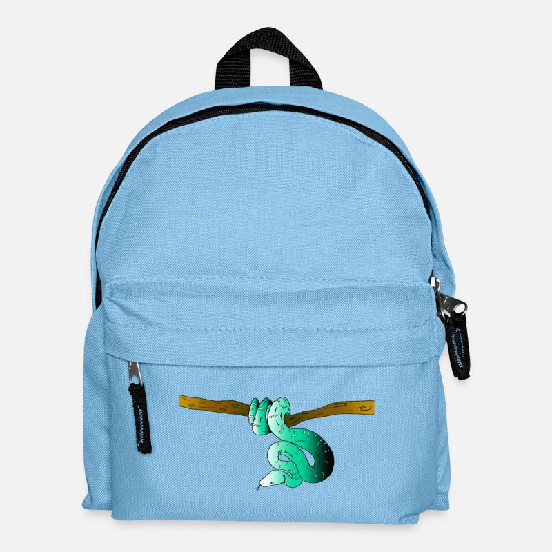 Schlange (Farbe) - Kinder Rucksack - Hellblau