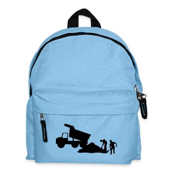 Équipe de construction – Équipe d’excavation - Sac à dos Enfant - bleu clair - Devant