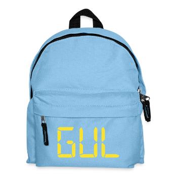 Yellow - LCD - Kids' Backpack - light blue - Front