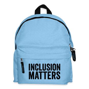 Inclusion is important – Special education – Freundli - Kids' Backpack - light blue - Front