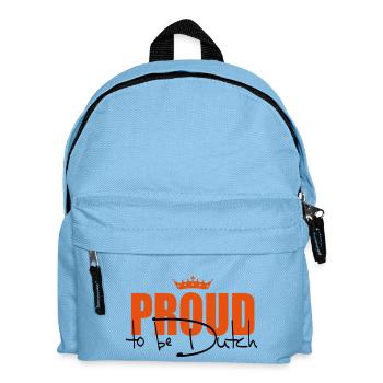 proud to be dutch - Kids' Backpack - light blue - Front