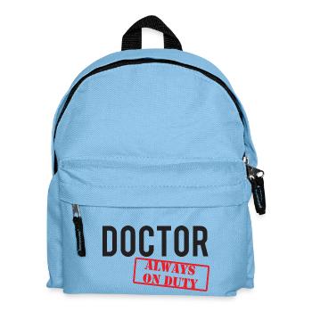 Doctor / Doctor: Doctor - Always On Duty - Kids' Backpack - light blue - Front