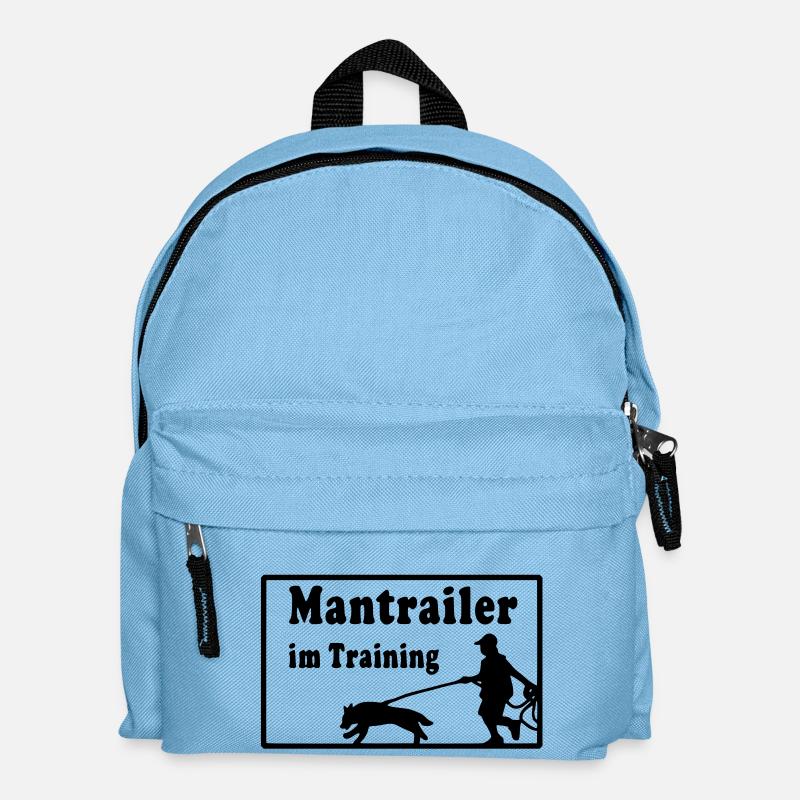 mantrailer_im_training - Kinder Rucksack - Hellblau