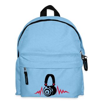 Equalizer Audio-Musik-Kopfhörer DJ zik14 - Kinder Rucksack - Hellblau - Vorne
