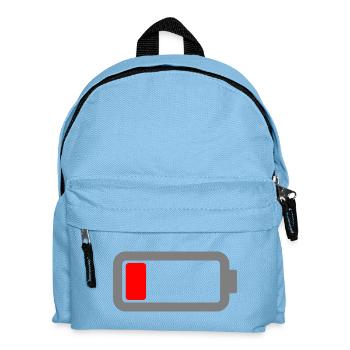 battery empty - Kids' Backpack - light blue - Front