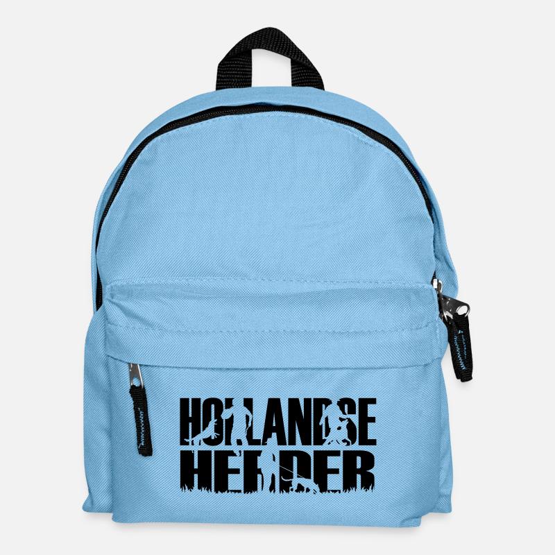 IPO Hollandse Herder - Kinder Rucksack - Hellblau