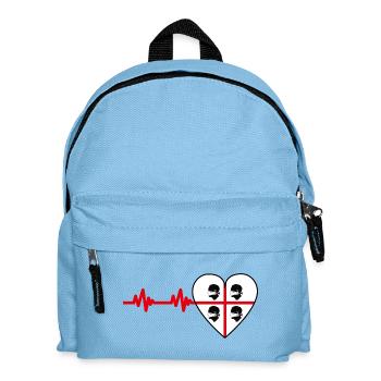 4 Mori Masked Pulse - Kids' Backpack - light blue - Front