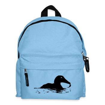 HGWild - Eider duck with crab - Kids' Backpack - light blue - Front