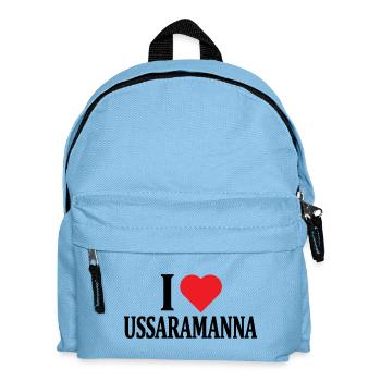 T-shirt J’adore Ussaramanna t-shirt Sardaigne - Sac à dos Enfant - bleu clair - Devant
