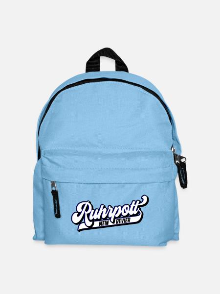 Farben änderbar | Ruhrpott Mein Revier - Kinder Rucksack - Hellblau