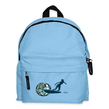 SURF sur le monde - Sac à dos Enfant - bleu clair - Devant