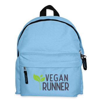 Coureur végétalien - Sac à dos Enfant - bleu clair - Devant