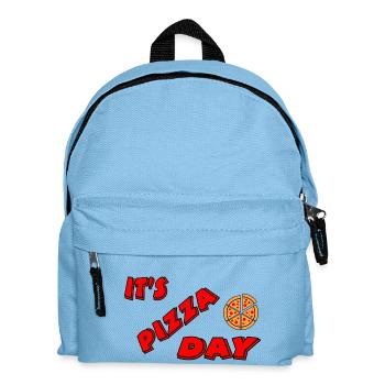 Pizza - Kids' Backpack - light blue - Front