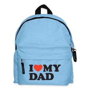 I love my Dad Heart Shirt - Kids' Backpack - light blue - Front