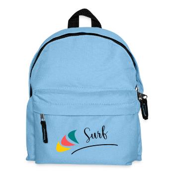 HOLIDAY. HAPPY HOLIDAYS. MISTRESS. MASTER. TEACHER - Kids' Backpack - light blue - Front