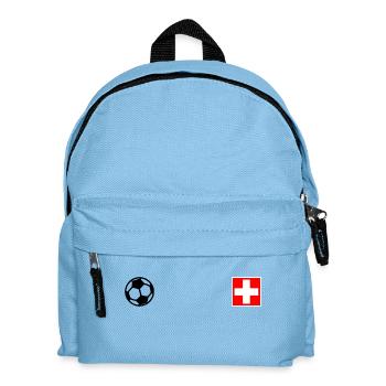 Schweiz - Kinder Rucksack - Hellblau - Vorne