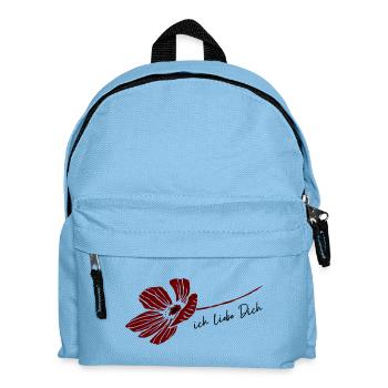 I love you - Kids' Backpack - light blue - Front
