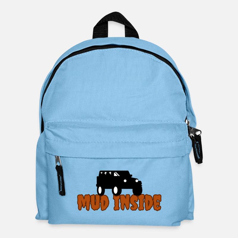 Schlamm im Inneren - Kinder Rucksack - Hellblau
