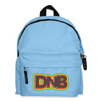 DNB Red Yellow Green Smooth Remix Junglist - Kids' Backpack - light blue - Front
