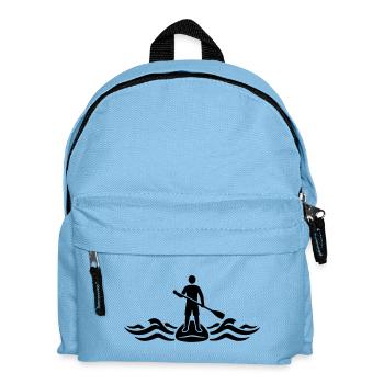 Stand Up Paddle SUP Board Sports Nautiques Lac - Sac à dos Enfant - bleu clair - Devant