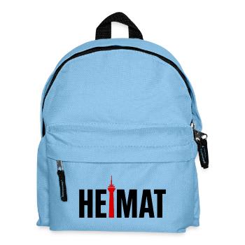Heimat Düsseldorf Rheinturm - Kinder Rucksack - Hellblau - Vorne