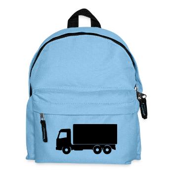 Silhouette du camion - Sac à dos Enfant - bleu clair - Devant