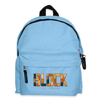 BLOCK – Building Character | Wooden play on words - Kids' Backpack - light blue - Front