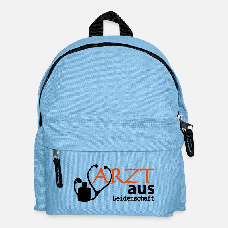 Arzt aus Leidenschaft Geschenk - Kinder Rucksack - Hellblau