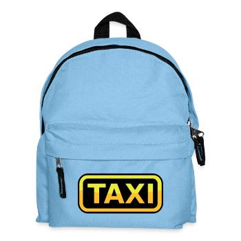 Taxi Schild - Kinder Rucksack - Hellblau - Vorne